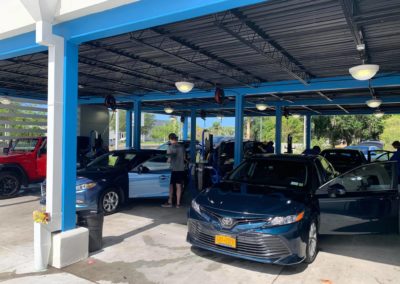 Larry's Car Wash Detailing of multiple cars